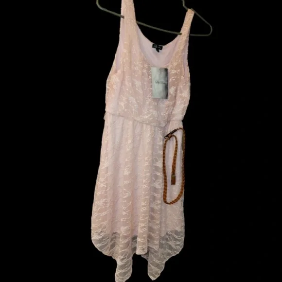 NWT Lily Rose dress. Blush size small - Picture 3 of 8
